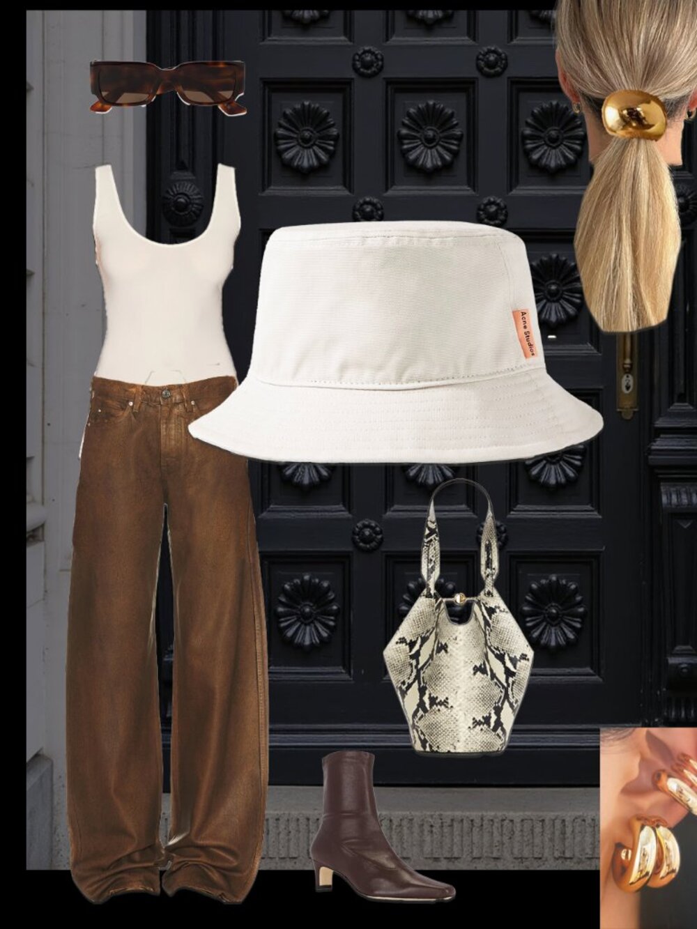 Acne Studios, Cotton-canvas Bucket Hat - Picture 2 of 7